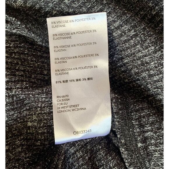 NWOT Maeve ANTHROPOLOGIE Ingrid Cocoon Open Wrap Cardigan Gray SWEATER TOP - Picture 8 of 8